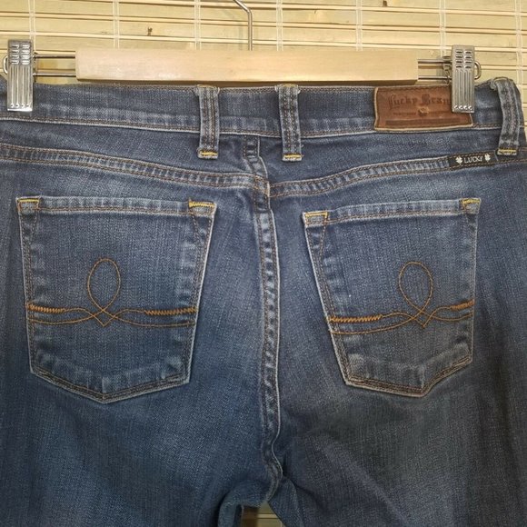 LUCKY BRAND SOFIA BOOT WOMEN DENIM BLUE JEANS 6/28 - Picture 5 of 10